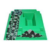 LEGO 3D Platte 2552px5 (Burg)